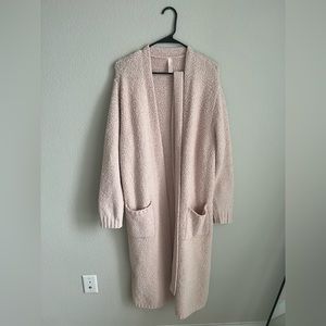 SKIMS cozy knit robe in dusk S/M